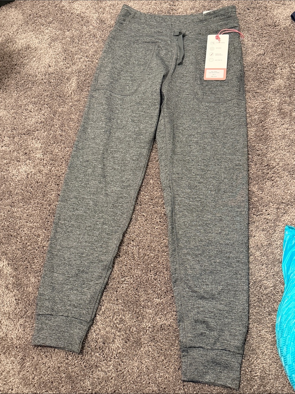 Hype Gray Heather Track Joggers